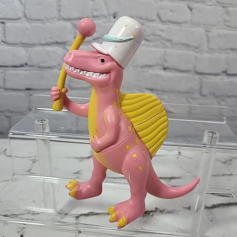 Dinosaur Train Marching Band Conductor Pink T-Rex Action Figure By Ankyo